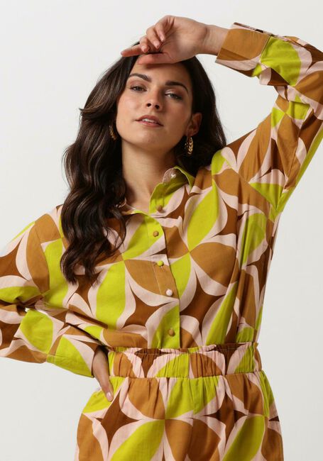 Grüne NOTRE-V Blusen NV-DEON BLOUSE - large