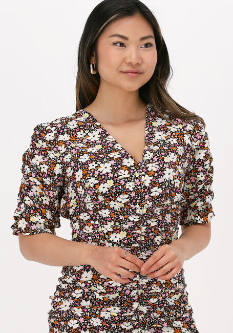 Hell-Pink COLOURFUL REBEL Minikleid PEYTON MIMIFLOWER SMOCH DRESS - large