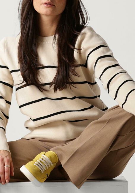 Beige SELECTED FEMME Pullover SLFLIVA LS KNIT O-NECK - large