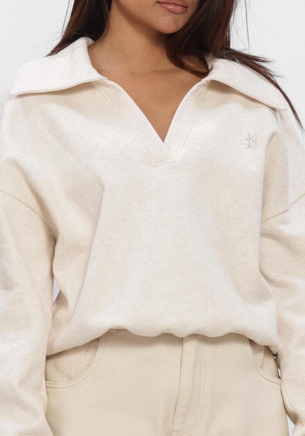 Beige NUKUS Sweatshirt NICKY PULLOVER - large