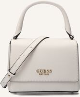 Weiße GUESS Handtasche FEDANA TOP HANDLE FLAP - medium