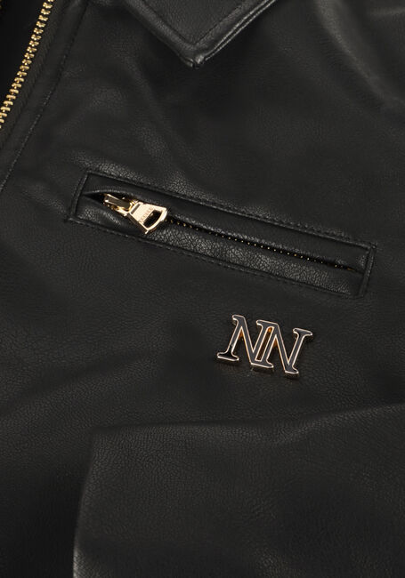 Schwarze NIK & NIK Lederjack STUD JACKET - large