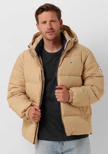Beige TOMMY JEANS Wattierte Jack TJM ESSENTIAL PUFFER - large