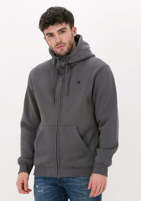 Graue G-STAR RAW Strickjacke PREMIUM CORE HDD ZIP SW L/S - large