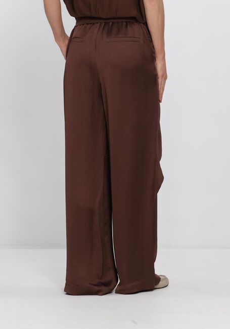 Braune SUMMUM Hosen TROUSERS HEAVY SILKY - large