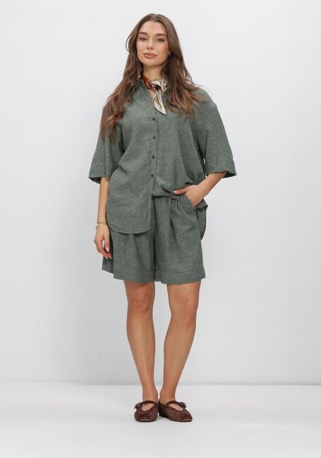 Gr&uuml;ne MSCH COPENHAGEN Hosen MSCHVIANA GINIA HW SHORTS - large