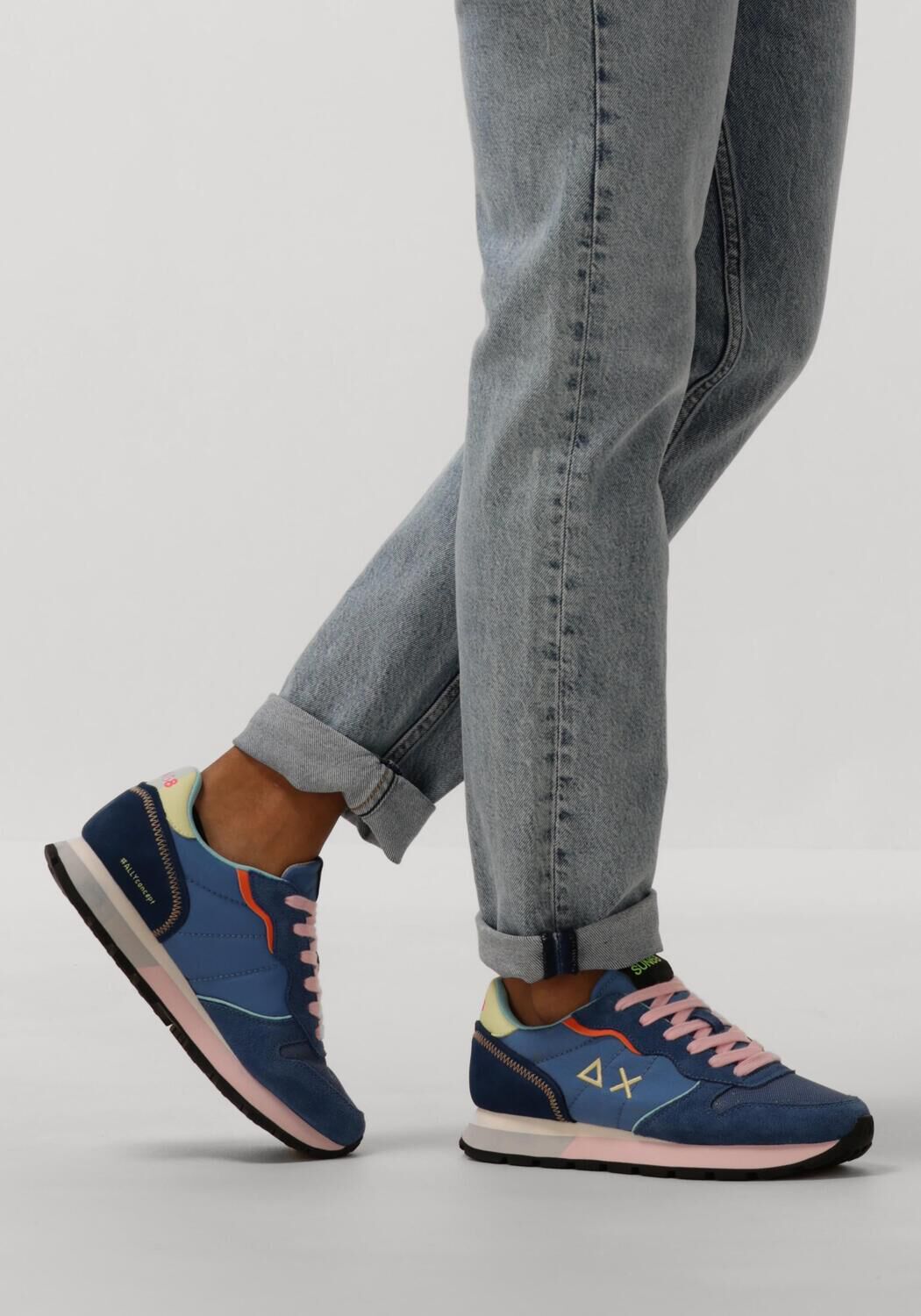 Blaue SUN68 Sneaker Low ALLY COLOR EXPLOSION - large