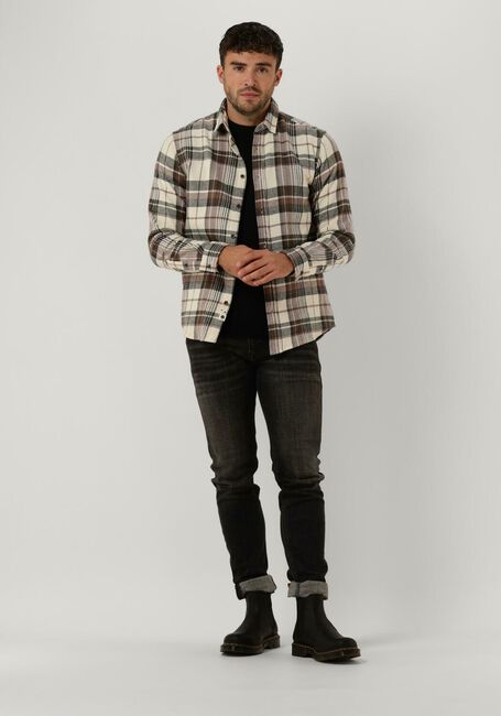 Beige ANERKJENDT Casual-Oberhemd AKLOUIS BRUSHED CHECK - large