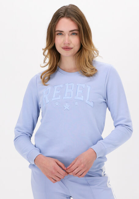 Blaue COLOURFUL REBEL Sweatshirt REBELLE EMBRO BASIC SWEAT - large