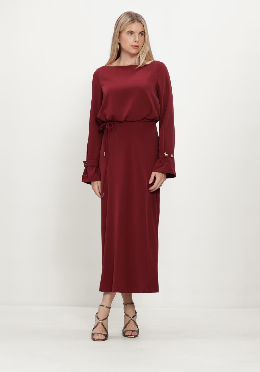 Bordeaux LINA LOCCHI Maxikleid LL-BETH - large