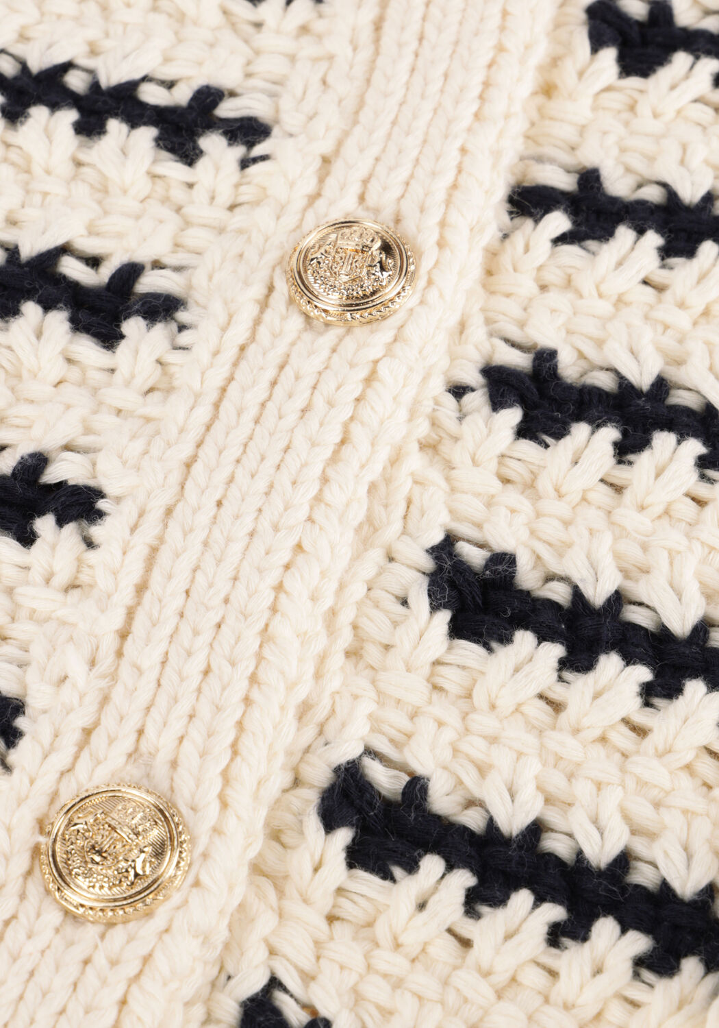 Ecru OMODA ATELIER Strickjacke OM-IZZY X IRIS - large