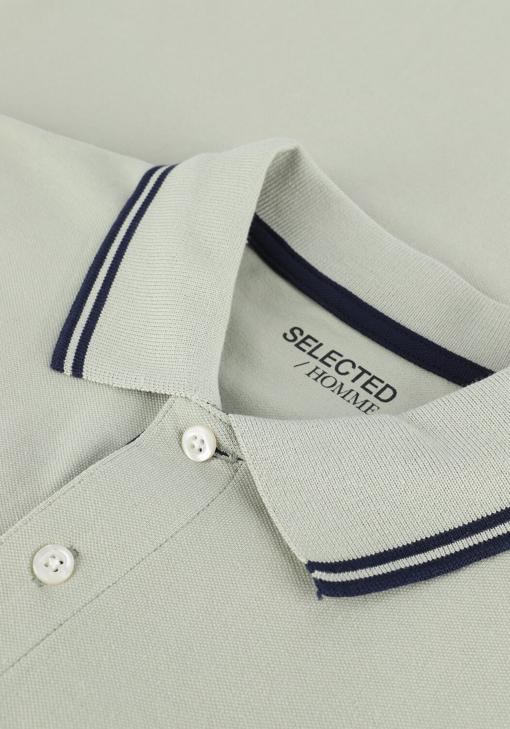 Gr&uuml;ne SELECTED MEN Polo-Shirt SLHAZE SPORT SS POLO W - large