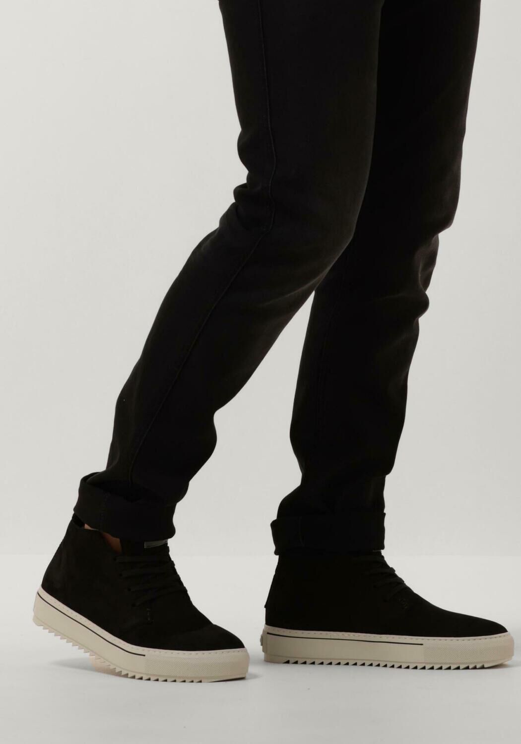 Schwarze REHAB Schn&uuml;rschuhe COOPER - large