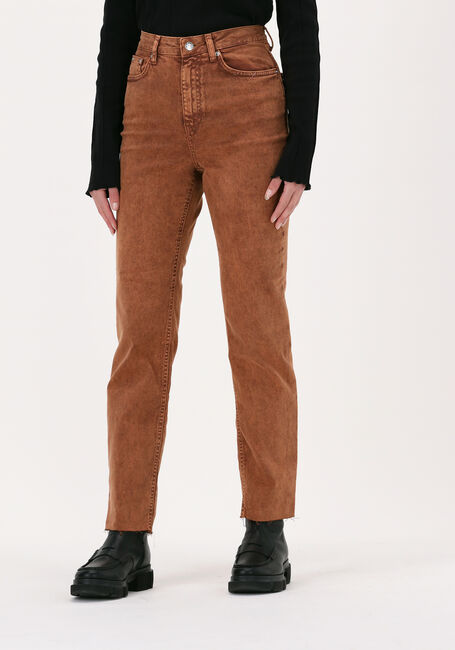 Rost RIANNE MEIJER x NA-KD Straight leg jeans HIGH WAIST RAW EDGE DENIM - large