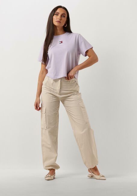 Beige TOMMY JEANS Cargohosen TJW HARPER HR CARGO PANT - large