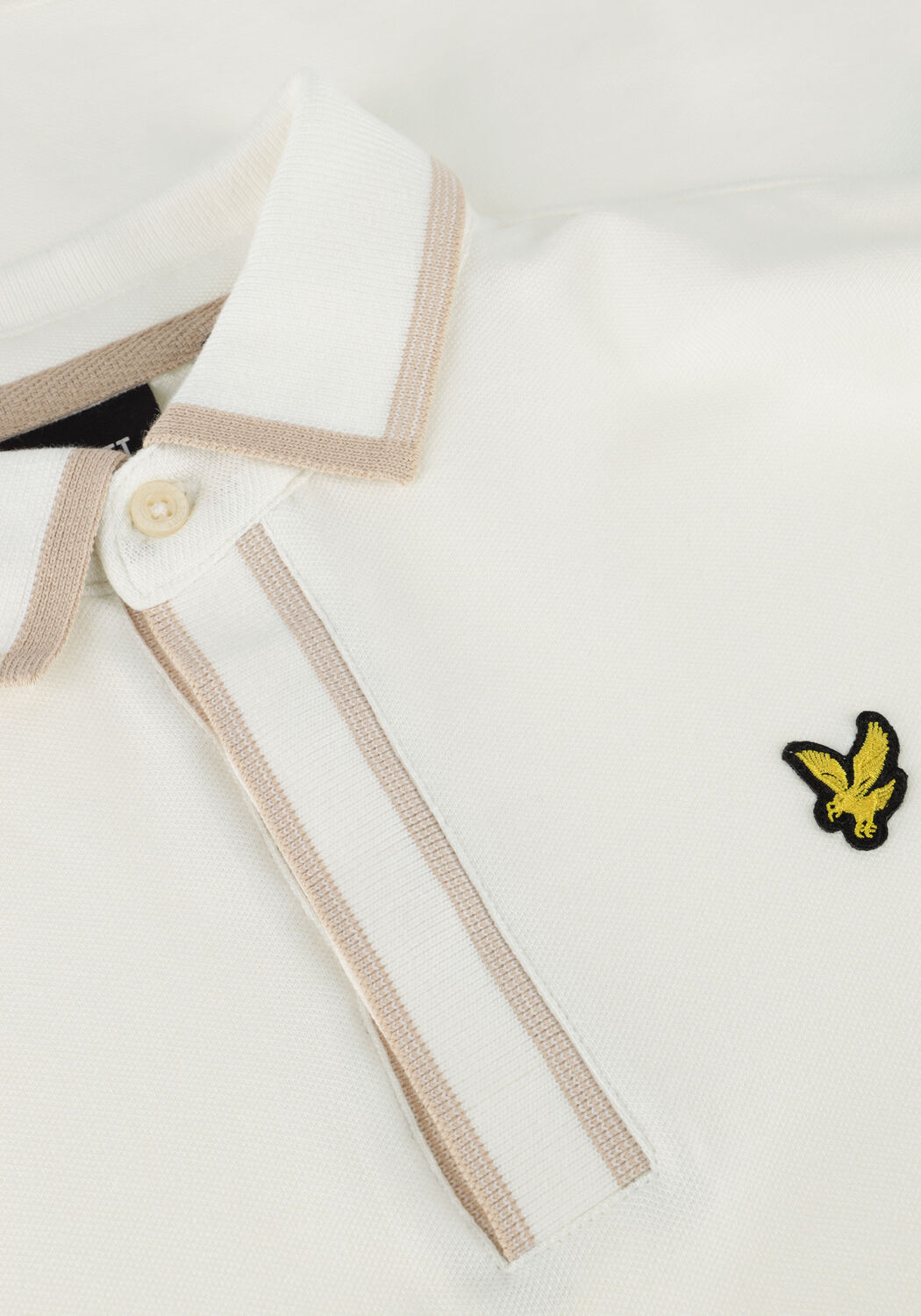 Graue LYLE & SCOTT Polo-Shirt CONCEALED PLACKET POLO SHIRT - large