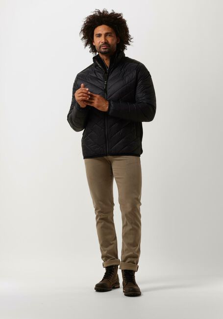 Schwarze VANGUARD Pullover HALF ZIP COLLAR COTTON GRINDLE - large