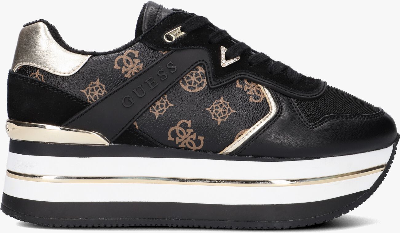 Schwarze sneaker mit gold clearance