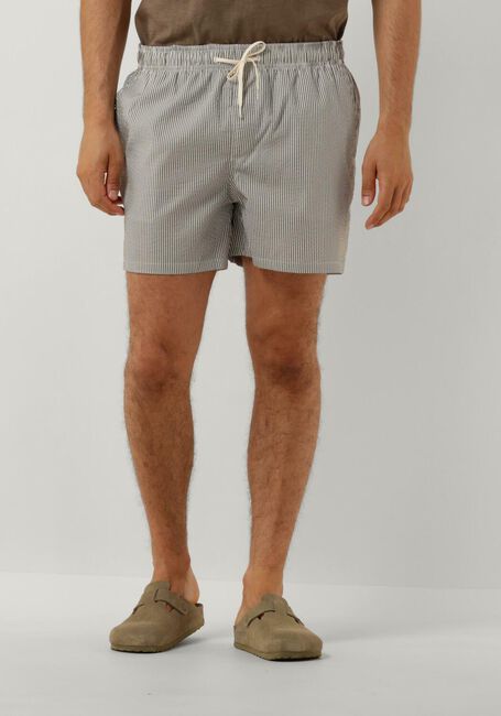 Olive SELECTED HOMME  SLHCOOPER SEERSUCKER SWIMSHORTS - large