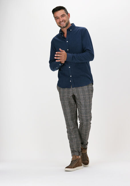 Blaue ANERKJENDT Casual-Oberhemd AKKNORAD MELANGE SHIRT - large