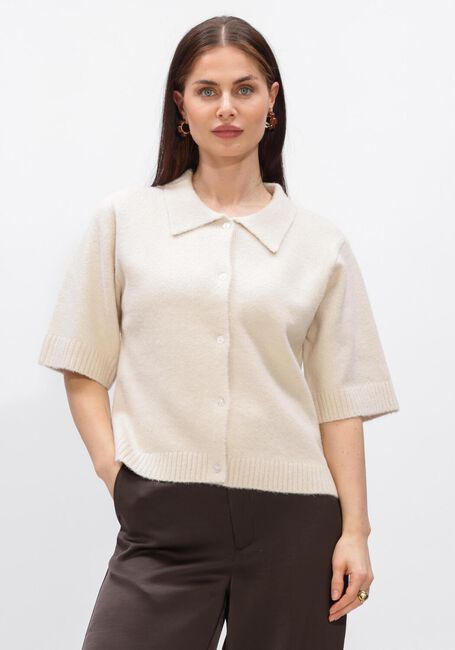 Creme NEO NOIR Blusen CUNNA KNIT BLOUSE - large