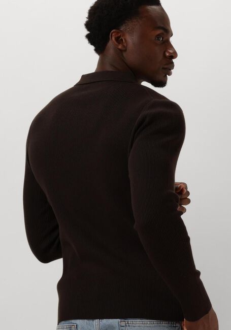 Braune DRYKORN Polo-Shirt TESUAN - large