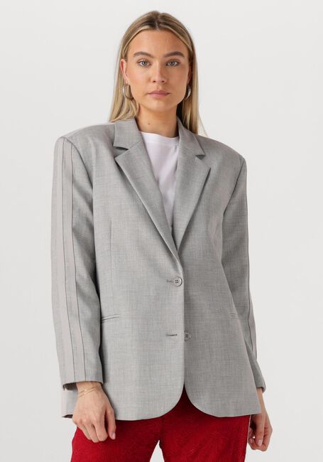 Hellgrau ALIX THE LABEL Blazer WOVEN FLOWY BLAZER - large