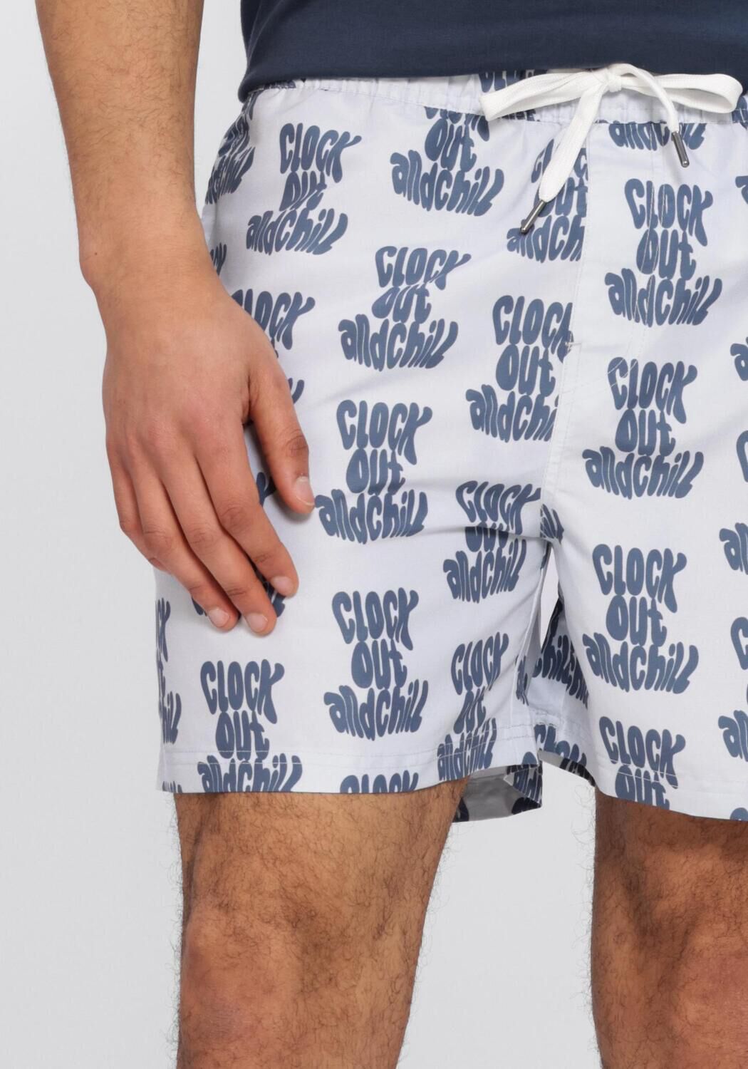 Blaue RESTER&Ouml;DS Badehosen WILLY SWIM SHORTS - large