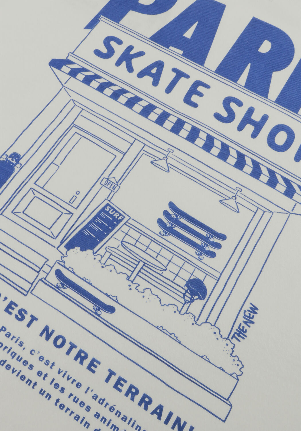 Nicht-gerade weiss THE NEW T-shirt TNSEYMORE - large