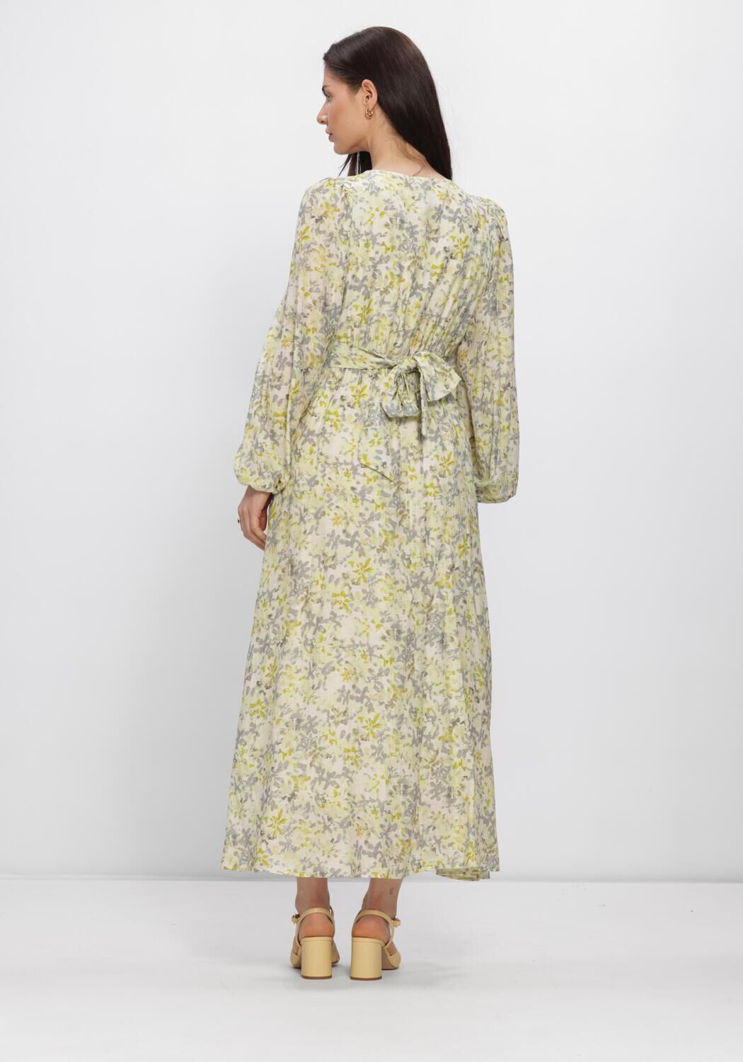 Mehrfarbige/Bunte FREEBIRD Kleider WV-VIS-POLY-FLOWER-26-1 - large