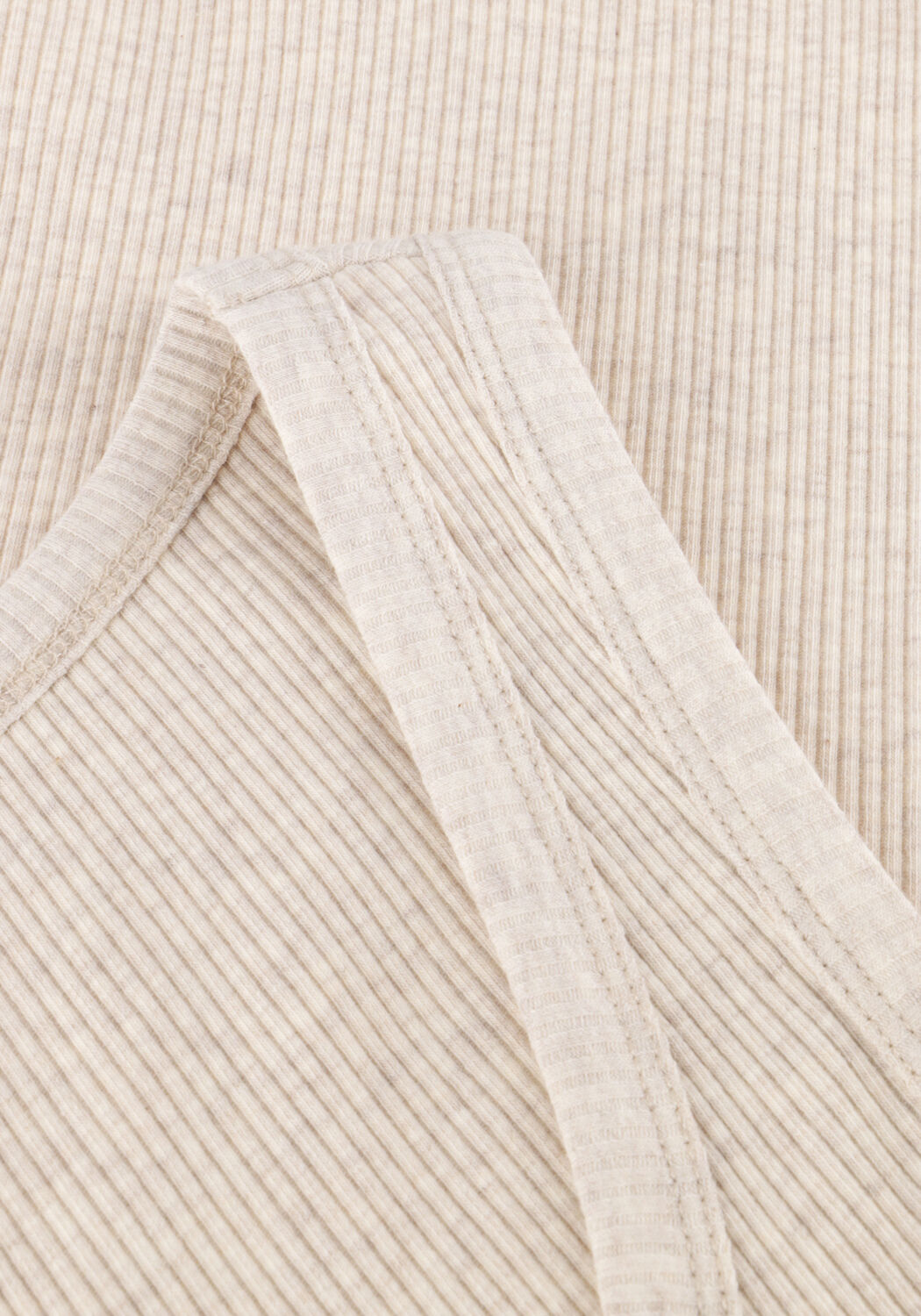 Beige SELECTED WOMEN Top SLFANNA U-NECK TANK TOP - large