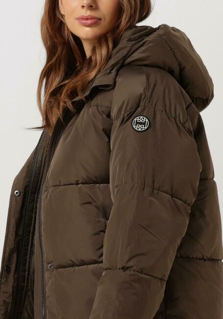 Braune LEVETE ROOM Wattierte Jack LR-GIBELLA 16 JACKET - large