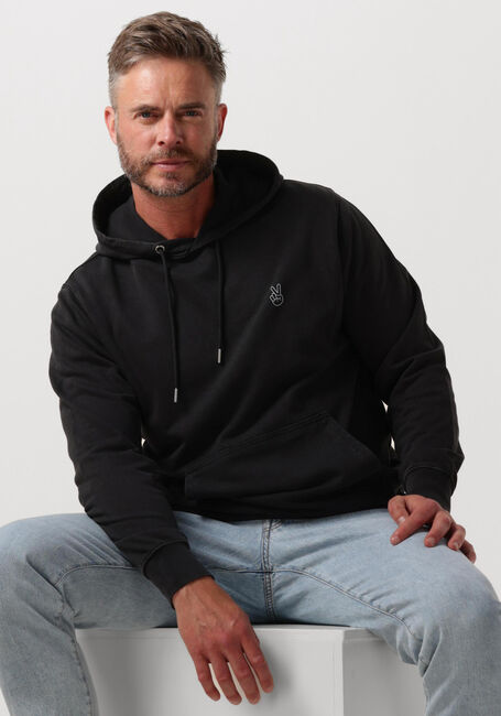 Schwarze STRØM Clothing Pullover HOODIES - large