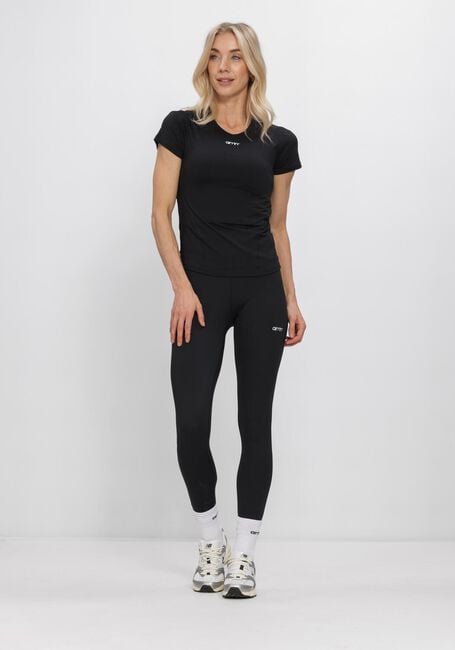 Schwarze AIM'N Top BLACK SOFT BASIC SHORT SLEEVE - large