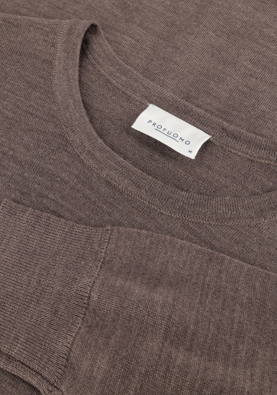 Braune PROFUOMO Pullover PULLOVER CREWNECK MERINO - large