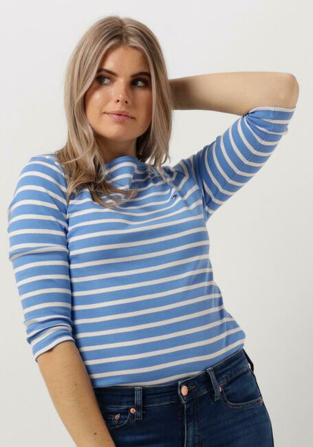 Hellblau TOMMY HILFIGER Tops & T-shirts NEW CODY SLIM BOAT-NK SS 3/4SLV - large