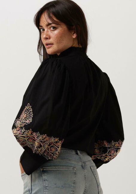 Schwarze ANTIK BATIK Blusen NEIL BLOUSE - large