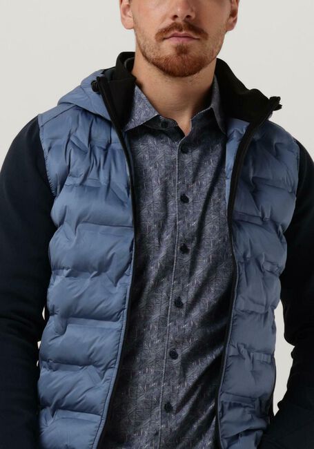 Blaue CAST IRON Jack HOODED TECH JERSEY INTERLOCK - large