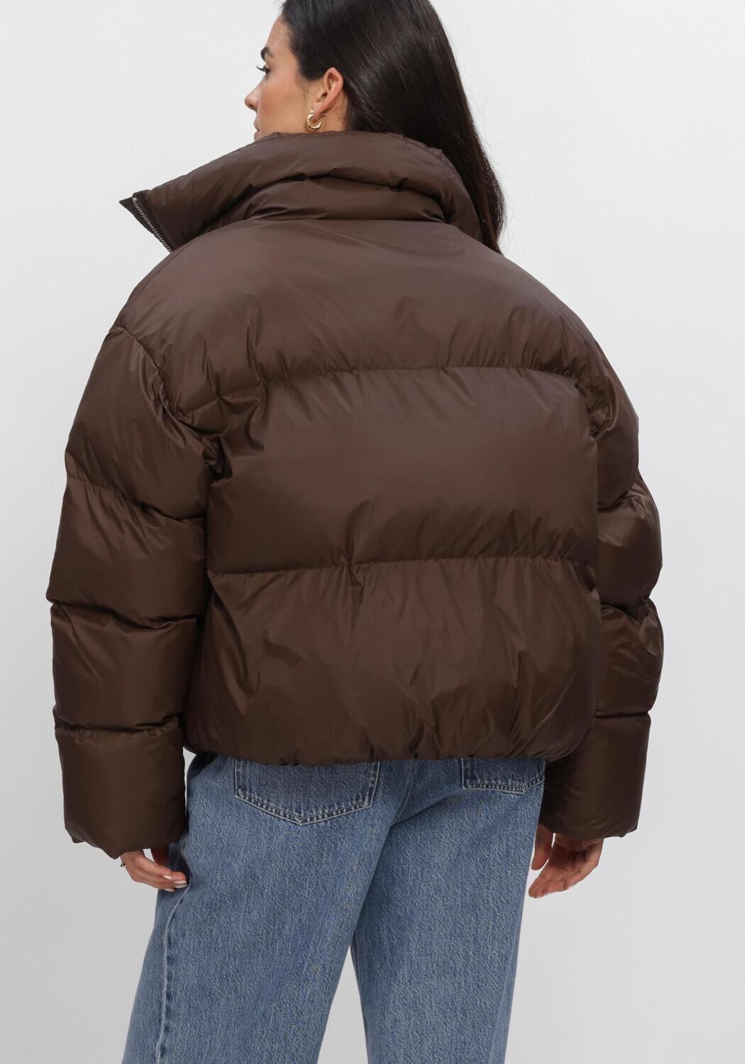 Braune SECOND FEMALE Jacken RIYA PUFFER JACKET - large