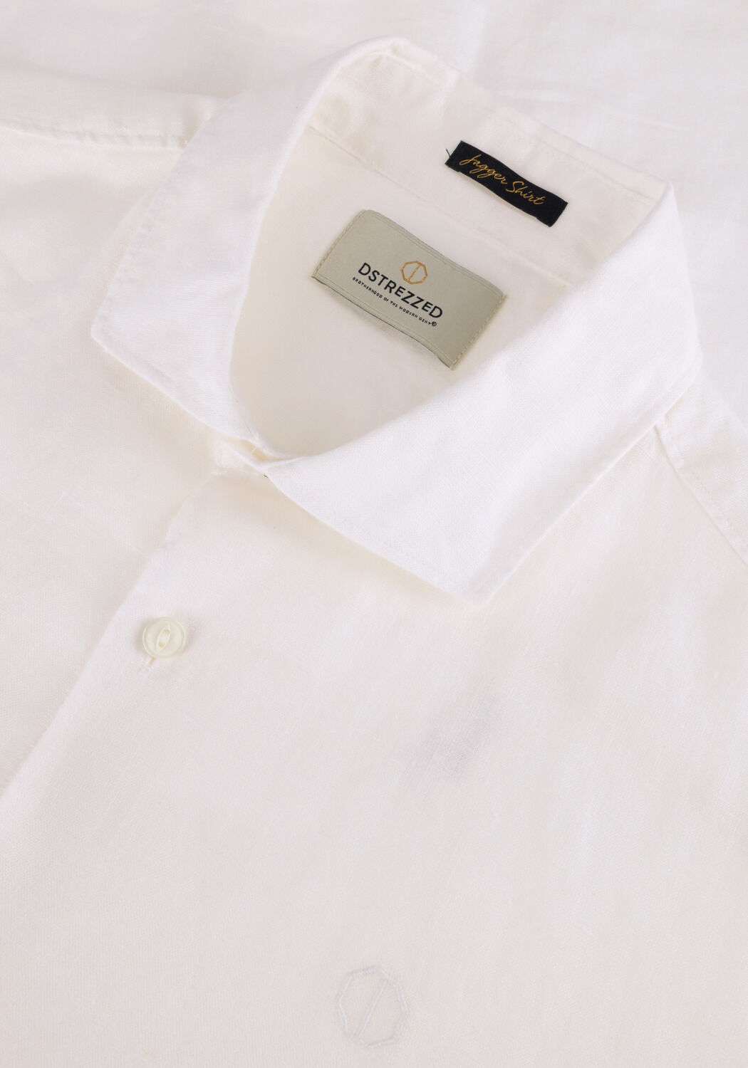 Wei&szlig;e DSTREZZED Casual-Oberhemd JAGGER SHIRT - large