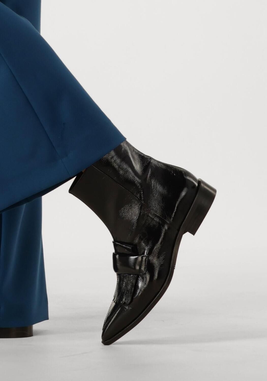 Schwarze STEFANO LAURAN Stiefeletten 22102 - large