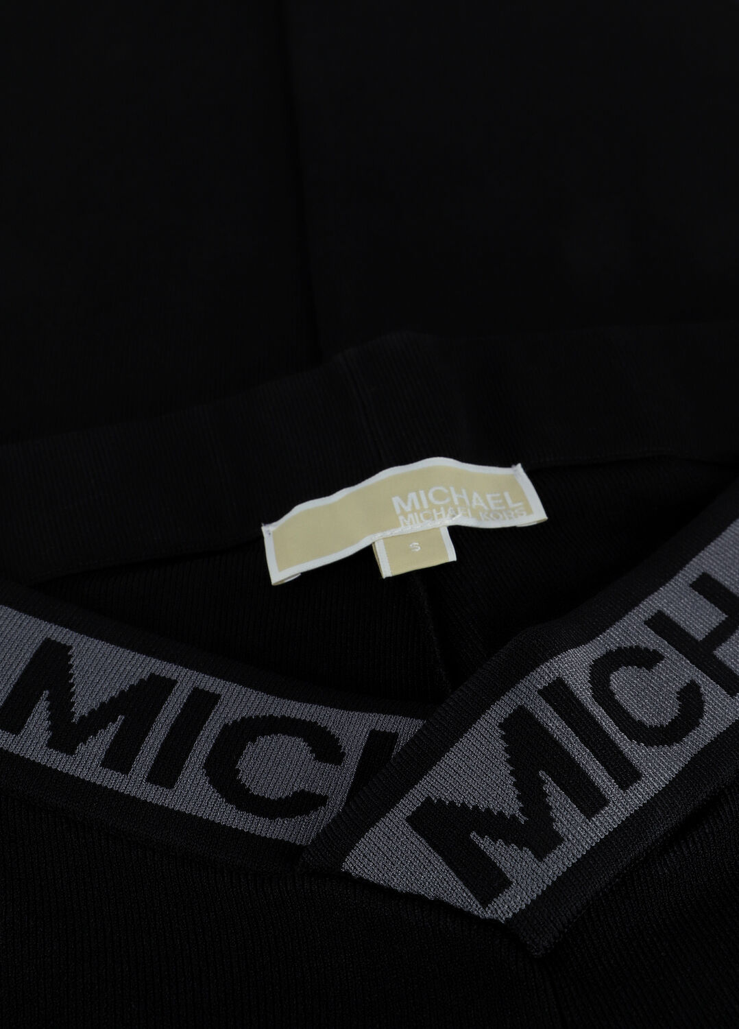 Schwarze MICHAEL KORS Legging ECO MK TAPE LEGGING - large