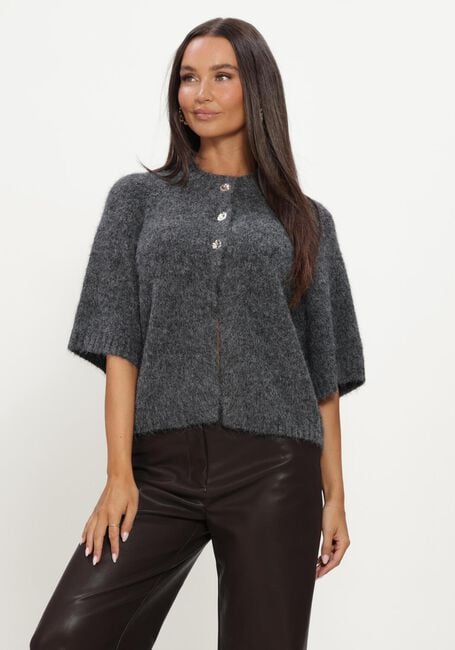 Dunkelgrau NOTRE-V Strickjacke NV-IMARA - large