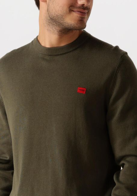 Grüne HUGO Pullover SAN CASSIUS-C1 - large