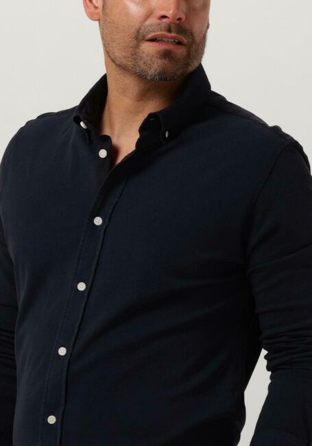 Blaue BUTCHER OF BLUE Overshirt ROBBINS CLEAN PIQUE SHIRT - large