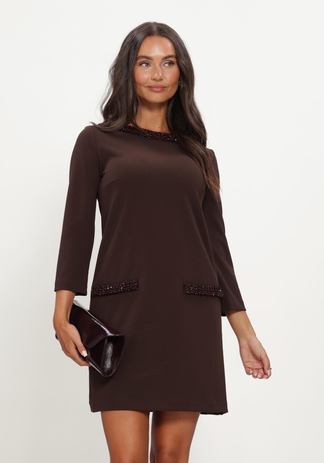 Braune ANA ALCAZAR Minikleid 042194.3912 - large
