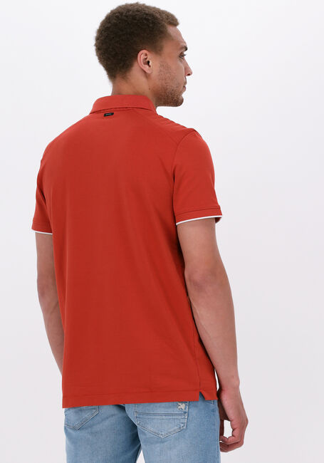 Rote VANGUARD Polo-Shirt SHORT SLEEVE POLO PIQUE JACQUARD - large