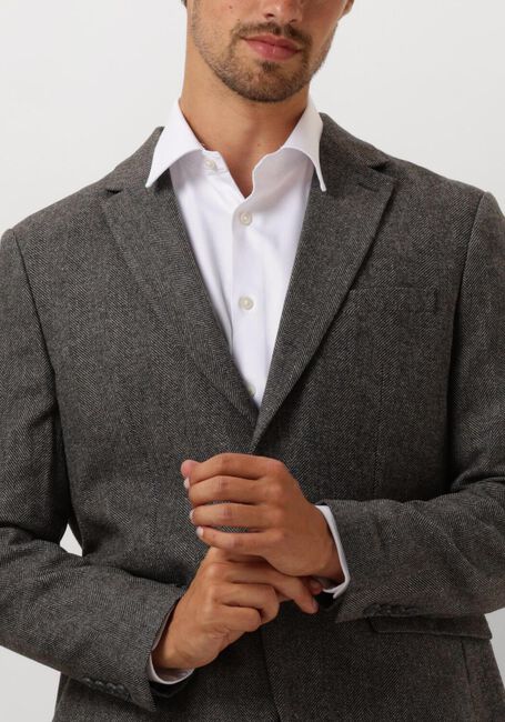 Graue SELECTED HOMME Sakkos SLHSLIM-REED WOOL BLZ - large