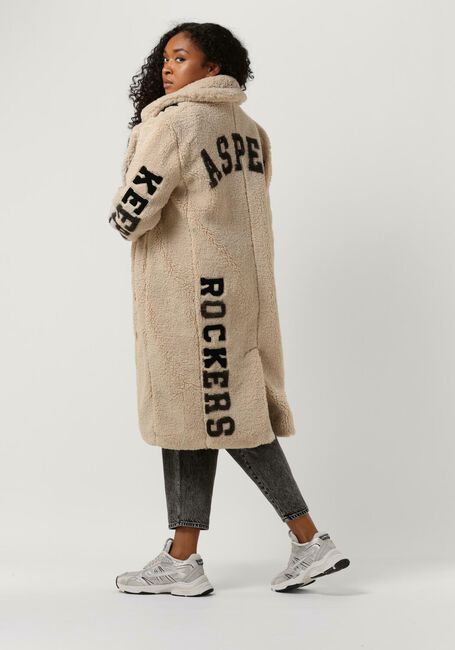 Beige GOOSECRAFT Teddy-Jacke RHONDA SCRIPT COAT - large