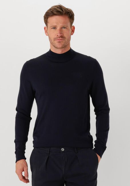 Dunkelblau PROFUOMO Rollkragenpullover PULLOVER MOCK NECK MERINO - large